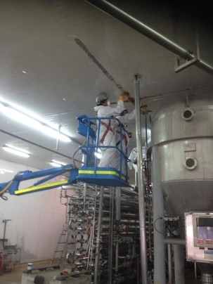 Mantención de edificios industriales